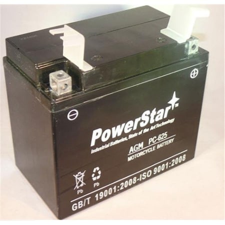 POWERSTAR PowerStar PS-625 POWERSTAR-044 Ps-625 Battery For Kawasaki Bayou 250 Atv PS-625 POWERSTAR-044